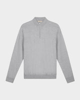 MARSEILLE - GRIJS MERINO HALFRITS TRUI