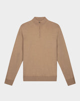 MARSEILLE - TAUPE MERINO HALFRITS TRUI